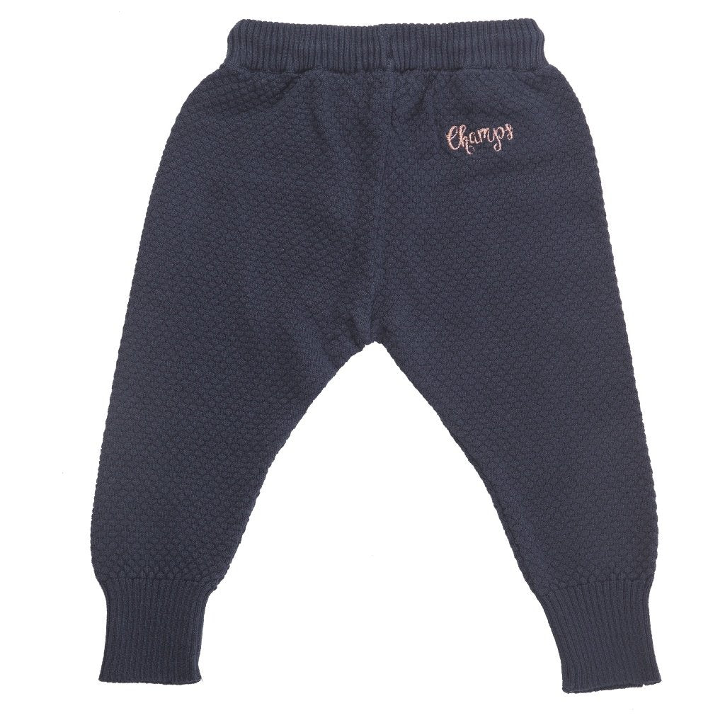 Champs of Denmark Knittede Pant Pant Navy