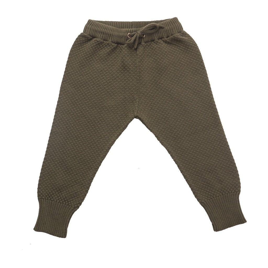 Champs of Denmark Knittede Pant Pant Olive