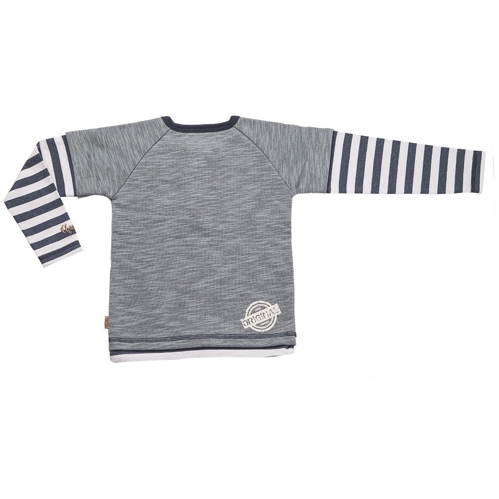 Champs of Denmark Sailor Sweat T-Shirt Navy