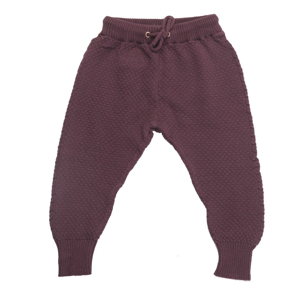 Champs of Denmark Strikbukser Pant Plum